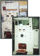 Die alte Maschine wird komplett zerlegt (entkernt) und gereinigt. Dabei bleibt nicht eine Schraube auf der anderen.